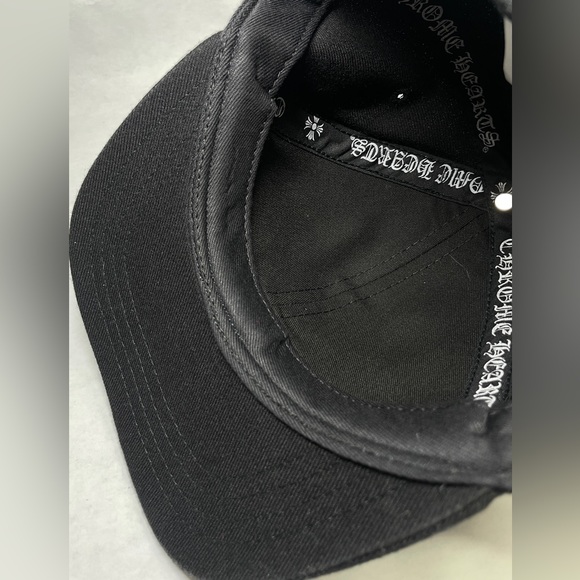 Chrome Hearts CH logo Baseball Hat Black (NEW) - Picture 9 of 9
